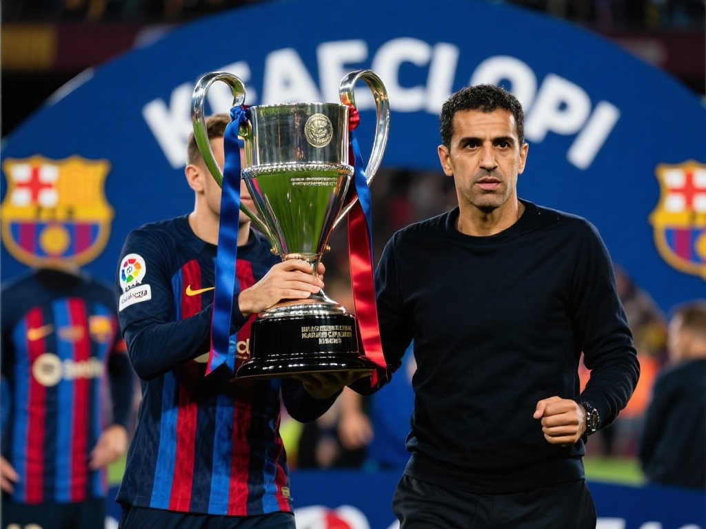 国王杯成最后希望！巴萨主帅哈维：若无冠，愿放弃薪水